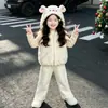 Chaleco grueso para niñas, nueva y elegante colección de otoño e invierno 2026, chaleco de invierno para niños con forro polar, prenda exterior para niñas pequeñas
