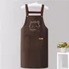 Delantal impermeable y a prueba de aceite, delantal de cocina nuevo y elegante para uso doméstico, uniforme de trabajo, resistente a las manchas, adecuado para restaurantes, ropa de trabajo unisex