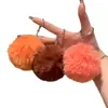 Llavero de Bola Grande de Peluche para Mochilas de Niñas, Lindo Colgante Peludo para Llaves de Coche, Adorno de Regalo para Parejas Estudiantes