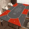 Tapete para Mesa de Póker Texas Hold'Em con Base de Goma Antideslizante, Tierra de Diatomeas, Formas Cuadradas y Redondas, Tapete para Juego de Texas Hold'Em, Exclusivamente para Ventas Transfronterizas