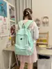 Mochila linda estilo coreano, fresca y elegante, para estudiantes mujeres, alto valor estético, ligera, gran capacidad, mochila escolar para chicas de secundaria