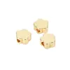 Los más vendidos de Amazon accesorios para joyería DIY cuentas espaciadoras lisas cuentas espaciadoras de oro de 14K luna forma de corazón estrella de cinco puntas cruz