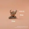 Venta caliente tridimensional Zodiac latón Zodiac colgante llavero latón llavero de coche de latón productos con colgante de cobre