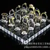 Soporte de Exhibición de Joyería de Acrílico Soporte para Anillos Accesorios de Joyería Estante de Almacenamiento Soporte para Anillos Caja para Anillos Acrílico Importado
