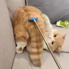 Coceira em Animais Arranhando Vara de Gato Retrátil com Cabo Longo Não Machuca a Pele Massagem Confortável Coceira Artefato Brinquedo para Grooming de Gatos e Cachorros