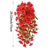 Explosões transfronteiriças simulação flor de buzina glória da manhã pendente de parede jardim pátio cesta suspensa decoração de flor suspensa decoração de casa