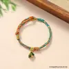 Wenchang a ser no. 1 pulsera de título para examen de ingreso a preparatoria regalo para dar ánimo cuerda de mano tejida a mano para estudiantes para rezar por los exámenes