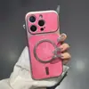 Transforme instantaneamente em uma Janela Grande com Capa de Celular Magnética com Padrão Jeans Adequada para Apple 17Promax Tendência 15 Sensação de Pele 13/14/16