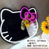 Luz de Atmósfera de Neón Ins Linda Sanrio Kuromi 5V USB Espejo de Escritorio para el Hogar Espejo de Maquillaje de Escritorio con Luz