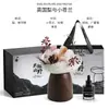 Caja de Regalo Festival de Mediados de Otoño, Dormitorio de Aromaterapia, Difusor de Aroma de Piedra de Alta Gama, Set de Aceites Esenciales de Fragancia Duradera para Hotel, Set de Regalo de Recuerdo