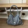 Moda Otoño 2026 de Moda Nicho Estampado de Lunares y Estrellas Versátil Simple Chic Bolso de Hombro de Gran Capacidad