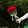 Girasol Gigante Rosa Tira de Hielo Tejido Ramo Producto Terminado Hecho a Mano para Temporada de Graduación y Regalo del Día de San Valentín