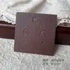 Grano de Madera Retro Tarjeta de Joyería Papel Pendientes Pendientes Gomas para el Cabello Pasadores Cuerda para el Cabello Pulseras Tarjeta Tarjetas de Exhibición