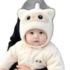 Gorro de Bebé Otoño Invierno Gorro de Felpa Cálido Engrosado Para Recién Nacidos Gorro Protector de Orejas Niños Niñas Gorro Cubre Cabeza a Prueba de Viento