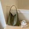 Bolsa Tote com Padrão Trançado 2026 Outono Inicial Nova Tendência Estilo Ins Grande Capacidade Bolsa de Ombro para o Trabalho Cor Sólida Bolsa de Mão