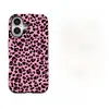 Venta Caliente Europea y Americana Clásico Estampado de Leopardo iPhone 17 Funda de Teléfono Sexy Doble Capa a Prueba de Caídas Apple 16 Estilo de Niña Funda Protectora