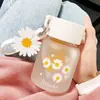 Copo de Vidro Daisy Celebridade da Internet, Mini Copo de Água Fofo, Copo Gordo Portátil de Aparência Premium, Copo de Presente para Eventos