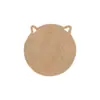 Manteles Individuales y Posavasos de Yute con Forma de Oreja de Gato Seleccionados Cuidadosamente, Hechos de Material de Yute, Fáciles de Guardar y Resistentes a Altas Temperaturas