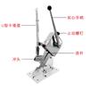Máquina de hebillas multifuncional para supermercados, máquina manual comercial para atar salchichas, jamón y salchichas, máquina para clavar hebillas, máquina remachadora a presión manual, fabricantes de máquinas