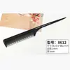 Pente de Dentes Finos para Maquiadores, Pente para Penteado para Cabeleireiros, Pente Corrugado Empurrado Manualmente para Pentear Cabelo