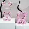 Cristal de Imitação Fofo Enfeites de Mesa Alta Transparência Urso Violento Kt Gato Filhote Gato da Sorte Combinação Prêmios Infantis