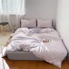 Conjunto de Quatro Peças Tencel Lyocell Classe A Fio 60 Bolinhas Cobertura de Edredom Refrescante Conjunto de Três Peças para Dormitório Estudantil Lençol de Cama 1.8