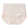 Braguitas de talle medio con estampado floral para niñas, suaves, agradables para la piel, transpirables, de alta elasticidad, no restrictivas, totalmente envolventes, ligeras, tipo triángulo para mujer 2248
