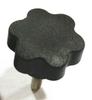 Perilla de ajuste de manija de máquina de tornillo de plástico hexagonal de 21 mm-m4m5m6, fabricantes