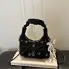 Bolso Trendy Dulce Estilo Coreano para Mujer, Color Sólido, Nuevo 2026 Moda Cadena Trendy Floral de Viaje Elegante Bandolera