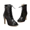 Nuevas Sandalias Boca de Pez, Botines Elegantes de Malla Transpirable, Sandalias Cortas con Cordones, Sandalias Sexy de Tacón Alto 40-48 Zapatos de Exportación