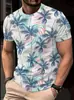 Camiseta Masculina Casual Versátil de Alta Qualidade com Estampa, Nova Moda Europeia e Americana Transfronteiriça Tendência 2025 de Manga Curta