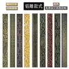 Manija de Puerta Personalizada de Fábrica Estilo Chino Manija de Puerta de Vidrio Incrustaciones de Jade Caja de Lujo Club Manija de Puerta de Madera