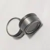 Bico de água para torneira de lavatório de banheiro, cinza, com rosca externa de 24mm, filtro anti-respingo, bolhador de aço