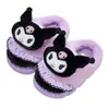 Chinelos de algodão de inverno infantis autênticos da Sanrio para meninos e meninas, quentes e felpudos, antiderrapantes, sapatos fechados de algodão My Melody para bebê