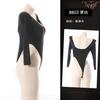 Lingerie Erótica Sexy Justa, Macacão de Seda Gelada Puro Desejo com Abertura no Gancho, Conjunto Quente de Uniforme Tentação Vazado, Dropshipping