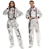 Disfraz de astronauta para cosplay de Halloween, mono de traje espacial, traje espacial para fiestas navideñas y juegos de rol