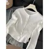Suéter de punto trenzado, adelgazante y rejuvenecedor, cárdigan de punto para mujer, moda otoño 2026, chaqueta corta versátil de punto trenzado