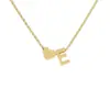 Venta caliente, collar personalizado con carta de amor de acero inoxidable, colgante doble, ambiente sencillo, accesorios de joyería, fábrica al por mayor
