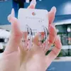 Pendientes de Aro Grande Geométricos Incrustados con Diamantes Elegantes de Corea del Sur, Aguja de Plata S925, Pendientes Versátiles de Celebridad de Internet, Pendientes para Mujer, Pendientes Adelgazantes