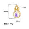 Colgante de cobre microincrustado cuentas de aceite de oro antiguo cuentas de transferencia diy con cuentas accesorios huecos fábrica de cuentas al por mayor