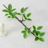 Rama de Flor de Cerezo Simulada Flor de Begonia para Boda Flor de Ciruelo Rama de Flor de Durazno Flor de Plástico Sala de Estar Interior Decoración de Paisaje Verde Flor Artificial