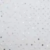 Tecido Jacquard de Agulha Grossa com Peças Bordadas, Tecido da Moda para Mulheres Tingido de Branco