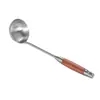 Espátula de Palosanto en Stock Set de Espátulas de Cocina de Acero Inoxidable 304 Juego de Cuatro Piezas Antiescarcha Mango Largo