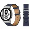 Adequado para Samsung Galaxy Watch 6 Classic Watch Pulseira de Couro Genuíno Watch5/4 Couro Curvo