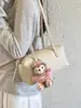 2026 Verano Nuevo Bolso Casual Tipo Almohada para Viajeros Color Sólido Bolso de Hombro y Mano Moda Femenina Nicho Bolso de Axila