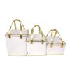 Bolsa Térmica para Llevar Hot Pot Bolsa Térmica para Pasteles Gran Capacidad Papel de Aluminio Recubierto Bolsa de Hombro para Llevar Barbacoa Bolsa para Mantener Fresco
