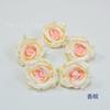 Rosa artificial encaracolada tamanho pequeno 5,5cm cabeça da flor atacado DIY caixa de flores caixa de presente acessórios Guirlanda confecção de adorno de cabeça flor combinando