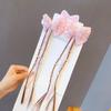 Peluca Nuevo Estilo 2025 Trenza de Cabello Pasador Tiara de Princesa Flor en la Cabeza con Lazo Pasador Trenzado para Niñas Accesorios para el Cabello para Niñas