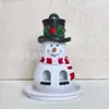 Novo Produto de Natal Alimentador de Pássaros Boneco de Neve de Natal Alimentador de Pássaros de Natal Artesanato Impresso em 3D