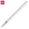 Caneta Apagável Deli S626 para Estudantes, Caneta Tinteiro com Cartucho de Tinta Azul Apagável, Caneta Apagadora, Ferramenta para Prática de Caligrafia, Ponta Dupla, Atacado